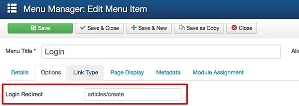 redirect ไปยังหน้าที่เกี่ยวข้องหลังจาก login