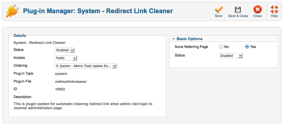 Redirect Link Cleaner Plugin 