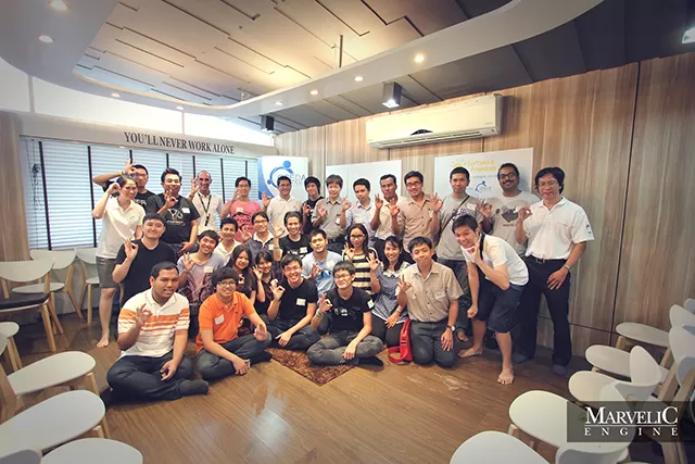 ภาพหมู่จากงานSoftware Freedom Day 2014 in Bangkok 